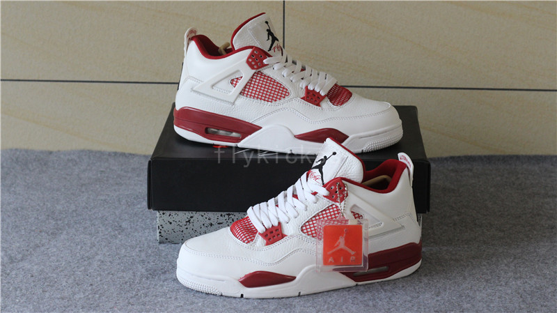 Air Jordan 4 Retro Low Alternate 89 White Red